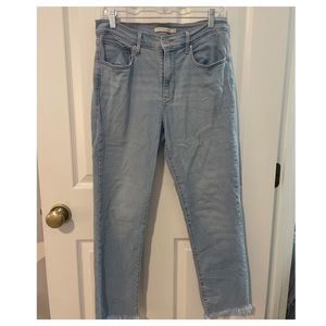 Levi’s High Rise Straight Jeans